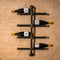 Wall mounted Wine bottle rack with 8 arms