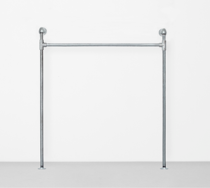 Rackbuddy Clothes Rack in argento con altezza regolabile