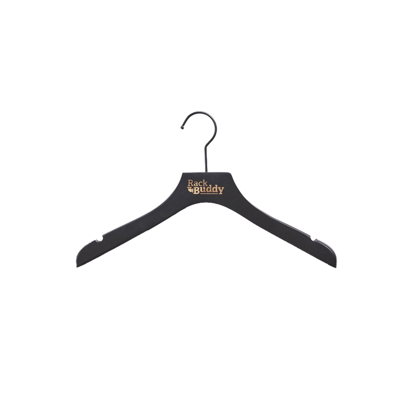 Rackbuddy coat hanger in black oak wood